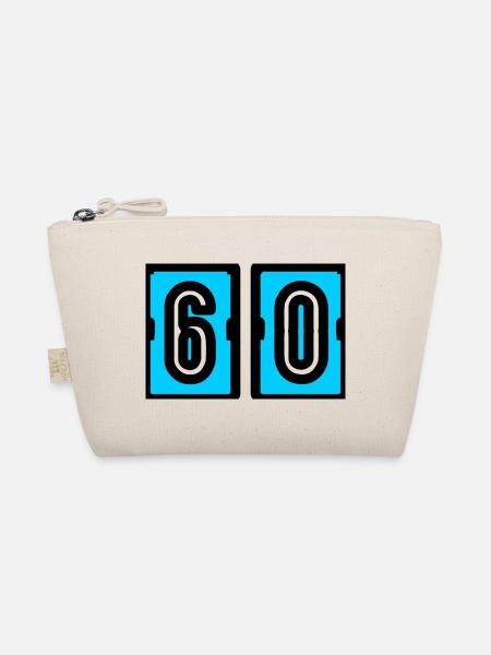 60. 60. GEBURTSTAG. GEBURTSTAG 60 JAHRE. 60 - Bio-Täschchen - Natur