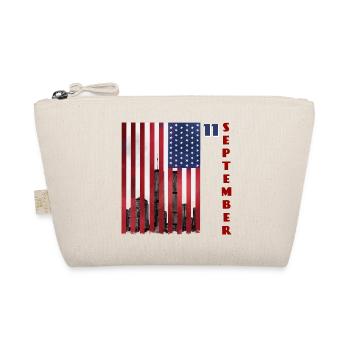 11 September - Patriot Day USA Gedenken - Bio-Täschchen - Natur - Vorne