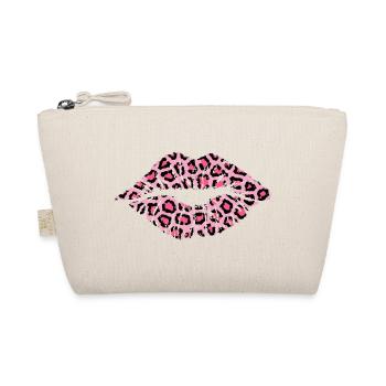 Lippen Leopard - Bio-Täschchen - Natur - Vorne