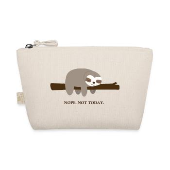 Faultier. Nope. Not Today - Bio-Täschchen - Natur - Vorne