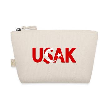 Usak Türkei Flagge - Bio-Täschchen - Natur - Vorne