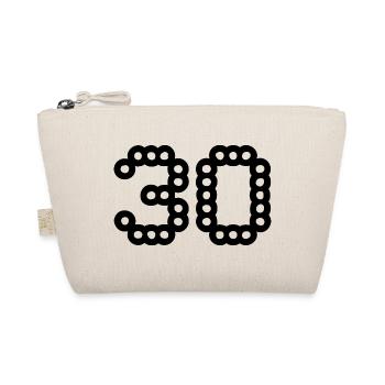 30. 30 YEARS. 30th ANNIVERSARY. 30 YEARS ANNIVERSARY. - Organic Pouch - nature - Front