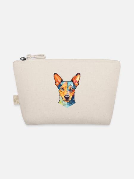 Ratonero Bodeguero Andaluz Hunderasse Aquarell - Bio-Täschchen - Natur