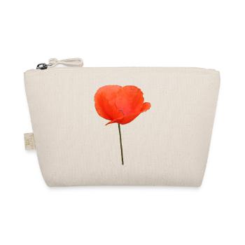 Mohnblume Mohn Klatschmohn - Bio-Täschchen - Natur - Vorne