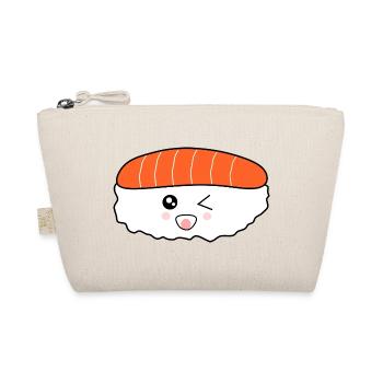 Kawaii Essen, Japan Küche, japanischer Fisch - Bio-Täschchen - Natur - Vorne