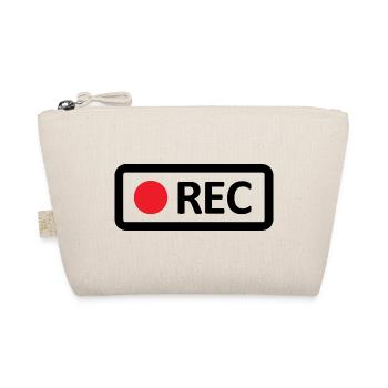 Kamera REC Aufnahmetaste. Aufnehmen, live, rec - Bio-Täschchen - Natur - Vorne