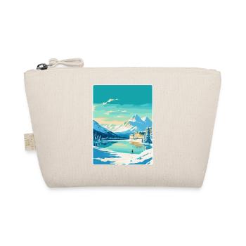 St Moritz Switzerland Vintage Travel Poster WPA - Organic Pouch - nature - Front