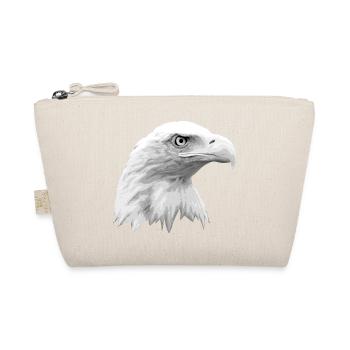 Adlerkopf, Weißkopfseeadler, Adler, Greifvogel aus - Bio-Täschchen - Natur - Vorne