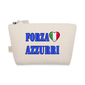 Forza Azzurri Italien Trikot - Bio-Täschchen - Natur - Vorne
