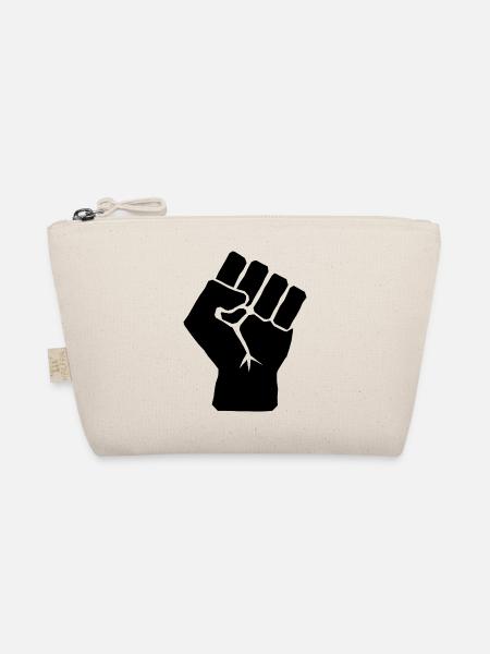Poing levé de solidarité - Trousse biologique - nature