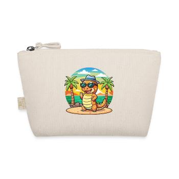 Anaconda Lustige Cartoon Sommer Strand Sonnenbrille - Bio-Täschchen - Natur - Vorne