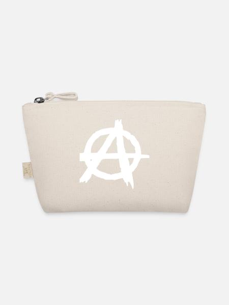 Anarchie Kreis Symbol - Bio-Täschchen - Natur