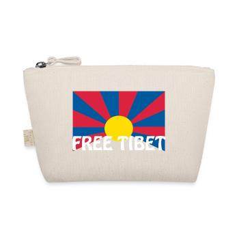 free tibet flagge - Bio-Täschchen - Natur - Vorne