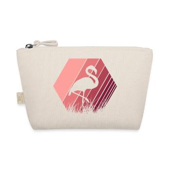 Flamingo - Bio-Täschchen - Natur - Vorne