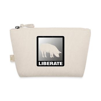 Liberate Vegan Animal Liberation - Bio-Täschchen - Natur - Vorne