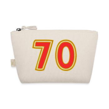 70. 70 YEARS. 70TH ANNIVERSARY. 70TH ANNIVERSARY. - Organic Pouch - nature - Front