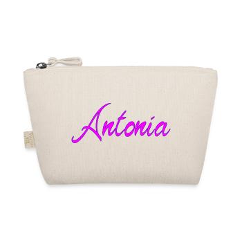 Antonia Neon Script - Bio-Täschchen - Natur - Vorne