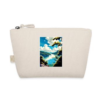 Danube River Europe Vintage Travel Poster Souvenir - Organic Pouch - nature - Front