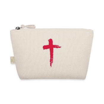 Christentum Religion Kreuz - Bio-Täschchen - Natur - Vorne
