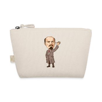 Wortgewaltiger Lenin Revolutionär - Bio-Täschchen - Natur - Vorne