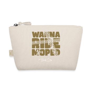 WANNA RIDE MOPED - Zweitakt Simme - Bio-Täschchen - Natur - Vorne