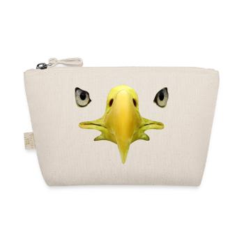 Beak, eyes of bald eagle, falconry - Organic Pouch - nature - Front