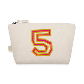 5. 5 YEARS. 5th ANNIVERSARY - Organic Pouch - nature - Front