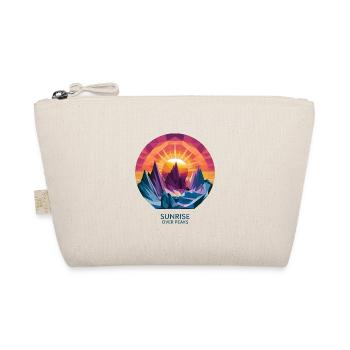 Sunrise Over Peaks - Organic Pouch - nature - Front