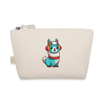 Lama Funny Cartoon Character Casquephone Musique - Trousse biologique - nature - Devant