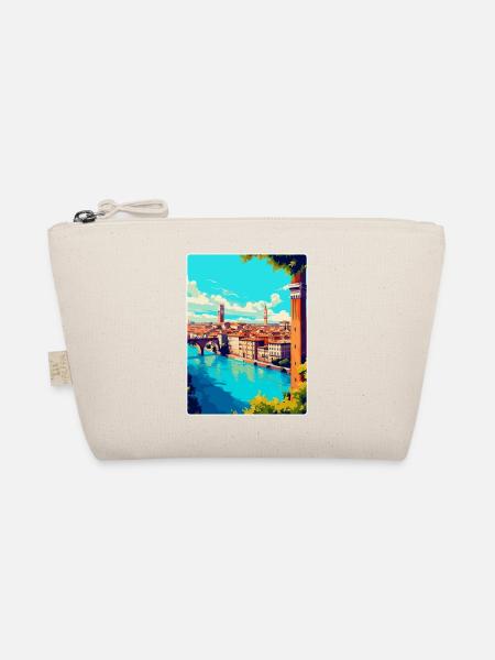 Verona Italien Vintage Reiseplakat WPA Souvenir - Bio-Täschchen - Natur
