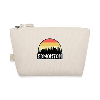 Edmonton Kanada Flagge Skyline Reisesouvenir - Bio-Täschchen - Natur - Vorne