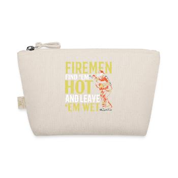 Feuerwehrmänner Finden Sie sie heiß und lassen Sie - Bio-Täschchen - Natur - Vorne