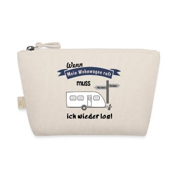 mein wohnwagen ruft - Bio-Täschchen - Natur - Vorne