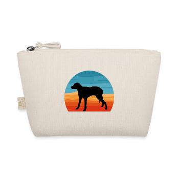 Chien Francais Blanc et Orange Hundesilhouette - Bio-Täschchen - Natur - Vorne
