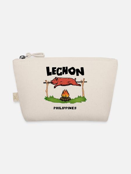 Lechon Philippinen Spanferkel Cebu Manila Geschenk - Bio-Täschchen - Natur