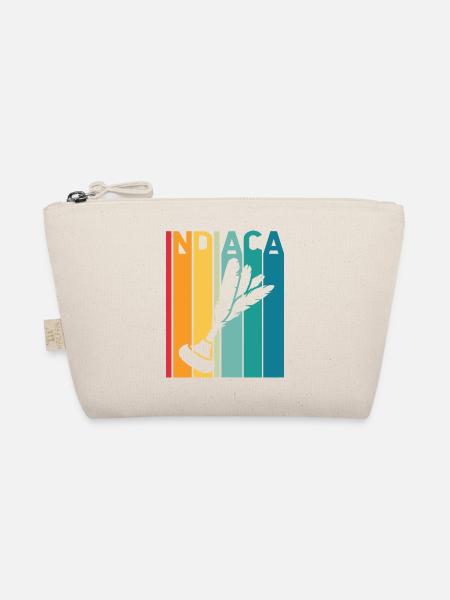Indiaca Handfederball Indiaca Spieler Peteca - Bio-Täschchen - Natur