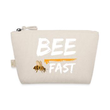 bee fast bees honey - Bio-Täschchen - Natur - Vorne
