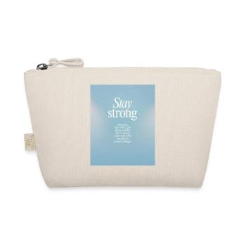 STAY STRONG - Bleib stark - Bio-Täschchen - Natur - Vorne
