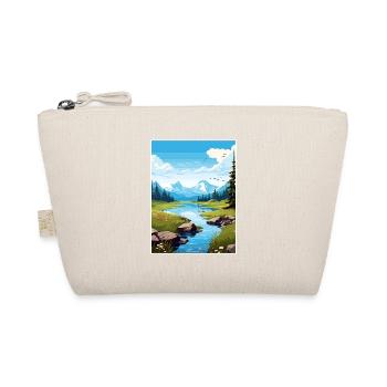 Verstecktes Lake Alaska Vintage Reiseposter Souvenir - Bio-Täschchen - Natur - Vorne