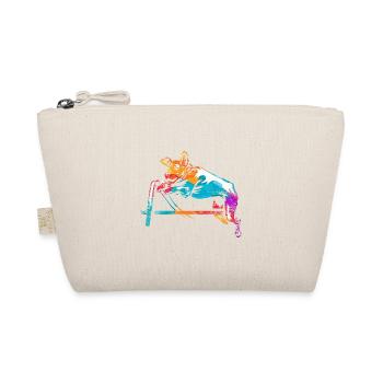 Schneidiger Agility Hundesportler - Bio-Täschchen - Natur - Vorne