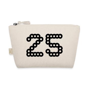 25. 25 YEARS. 25th ANNIVERSARY. 25 YEARS ANNIVERSARY. - Organic Pouch - nature - Front