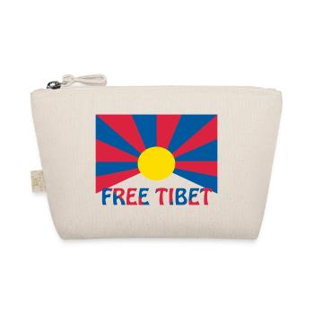 free tibet flagge - Bio-Täschchen - Natur - Vorne