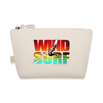 Windsurfen fürs Leben - Bio-Täschchen - Natur - Vorne