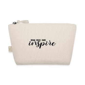 DREAM. CREATE. SHARE. inspire - Organic Pouch - nature - Front