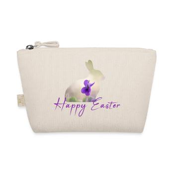 Happy Easter - Bio-Täschchen - Natur - Vorne