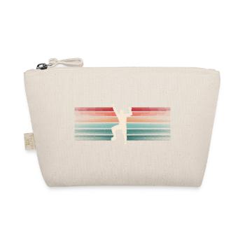 Kletterer Klettern Vintage Climbing Bouldern - Bio-Täschchen - Natur - Vorne