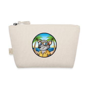 Rat Drôle Dessin Animé Plage D’été Lunettes De Soleil Autocollant - Trousse biologique - nature - Devant