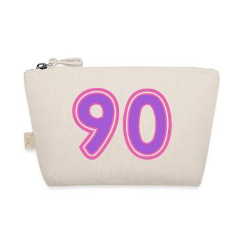 90. 90 ANS. 90e ANNIVERSAIRE. ANNIVERSAIRE 90 ANS. - Trousse biologique - nature - Devant