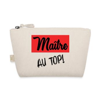MASTER. MASTER. THANK YOU. THANK YOU MASTER - Organic Pouch - nature - Front