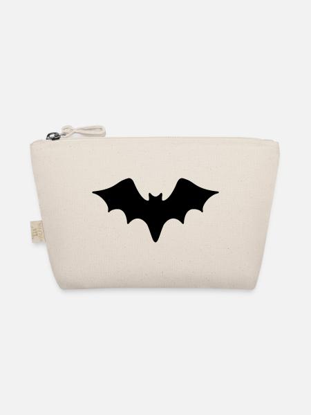 Halloween Fledermaus - Icon - Bio-Täschchen - Natur